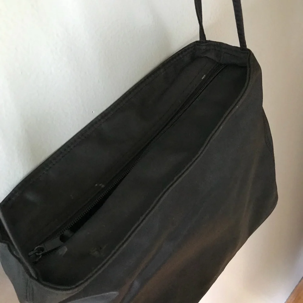 Simple black purse
